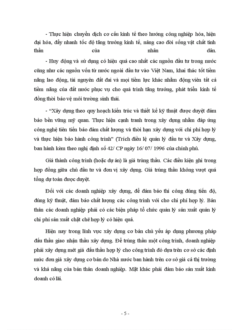 image for page Kế toán tập hợp chi phí sản xuất và tính giá thành sản phẩm xây lắp ở Công ty xây dựng số 1