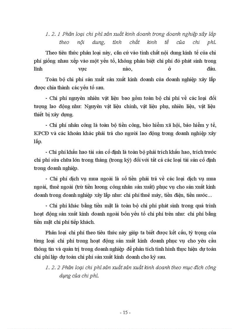 image for page Kế toán tập hợp chi phí sản xuất và tính giá thành sản phẩm xây lắp ở Công ty xây dựng số 1