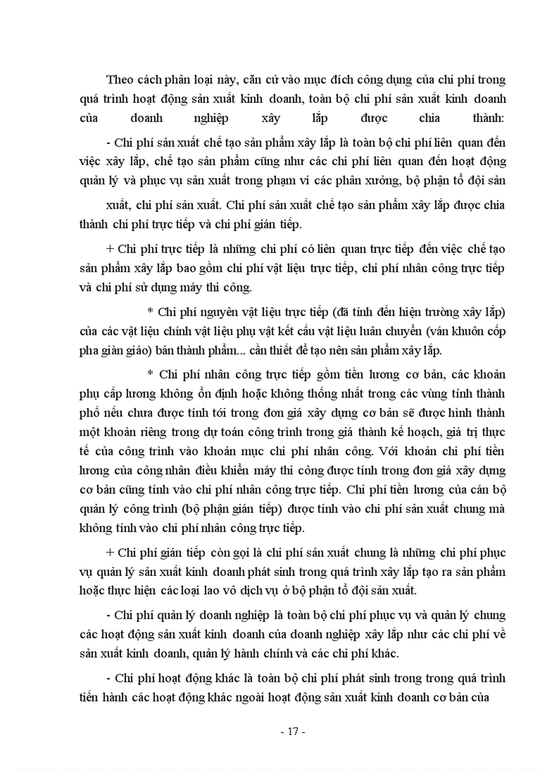 image for page Kế toán tập hợp chi phí sản xuất và tính giá thành sản phẩm xây lắp ở Công ty xây dựng số 1