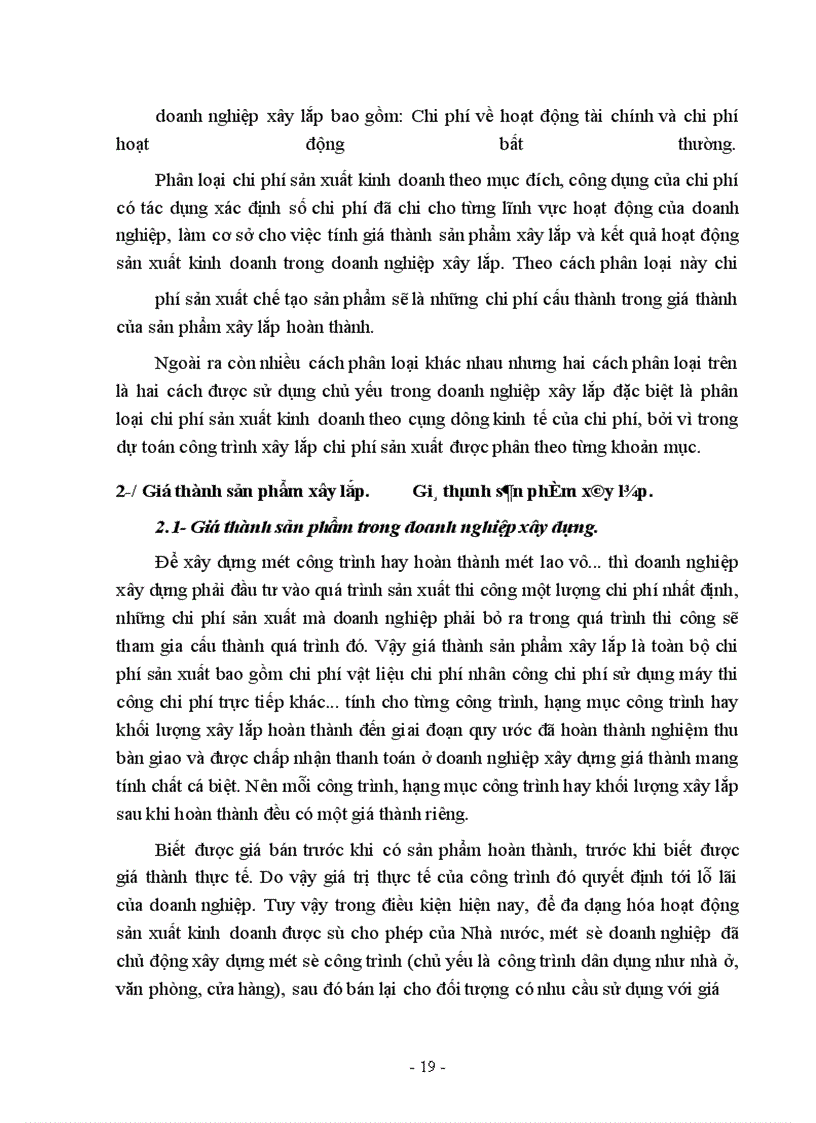 image for page Kế toán tập hợp chi phí sản xuất và tính giá thành sản phẩm xây lắp ở Công ty xây dựng số 1