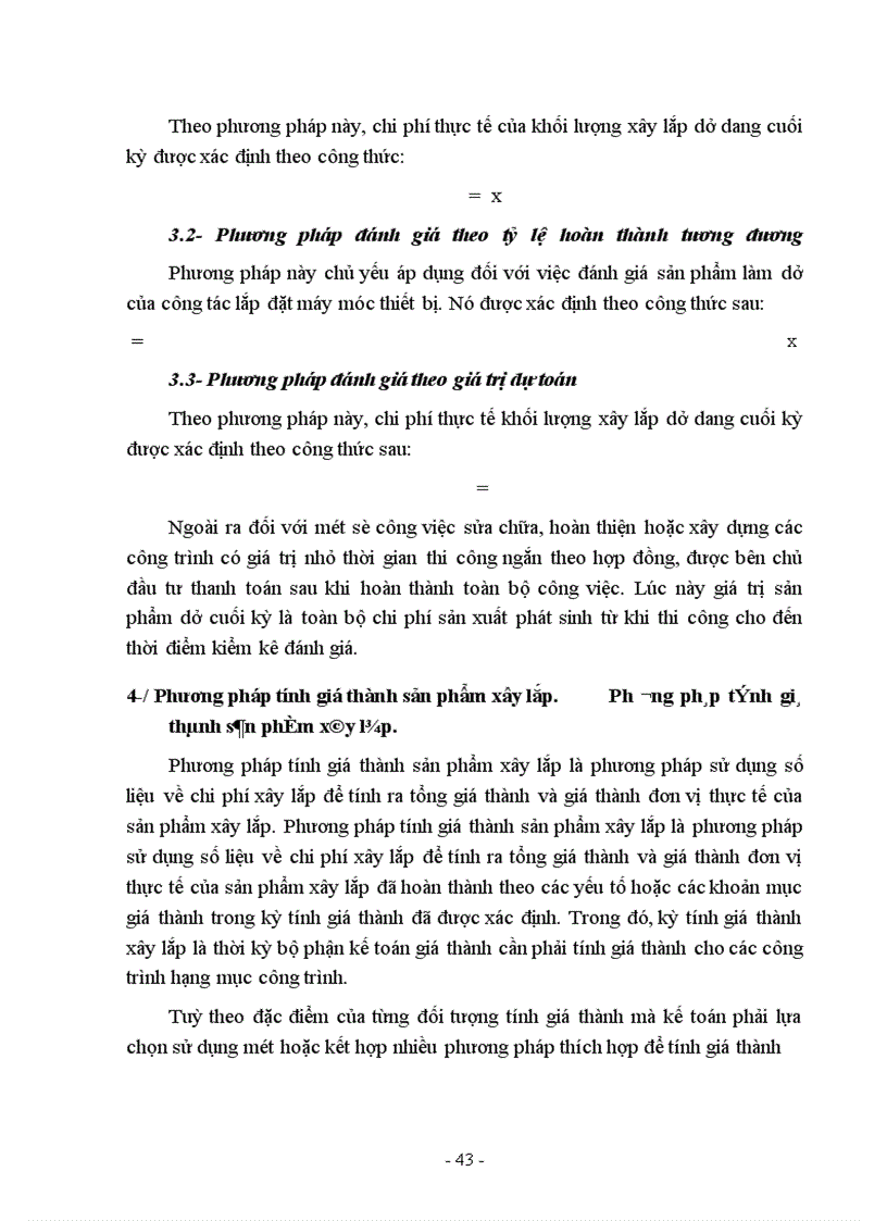 image for page Kế toán tập hợp chi phí sản xuất và tính giá thành sản phẩm xây lắp ở Công ty xây dựng số 1