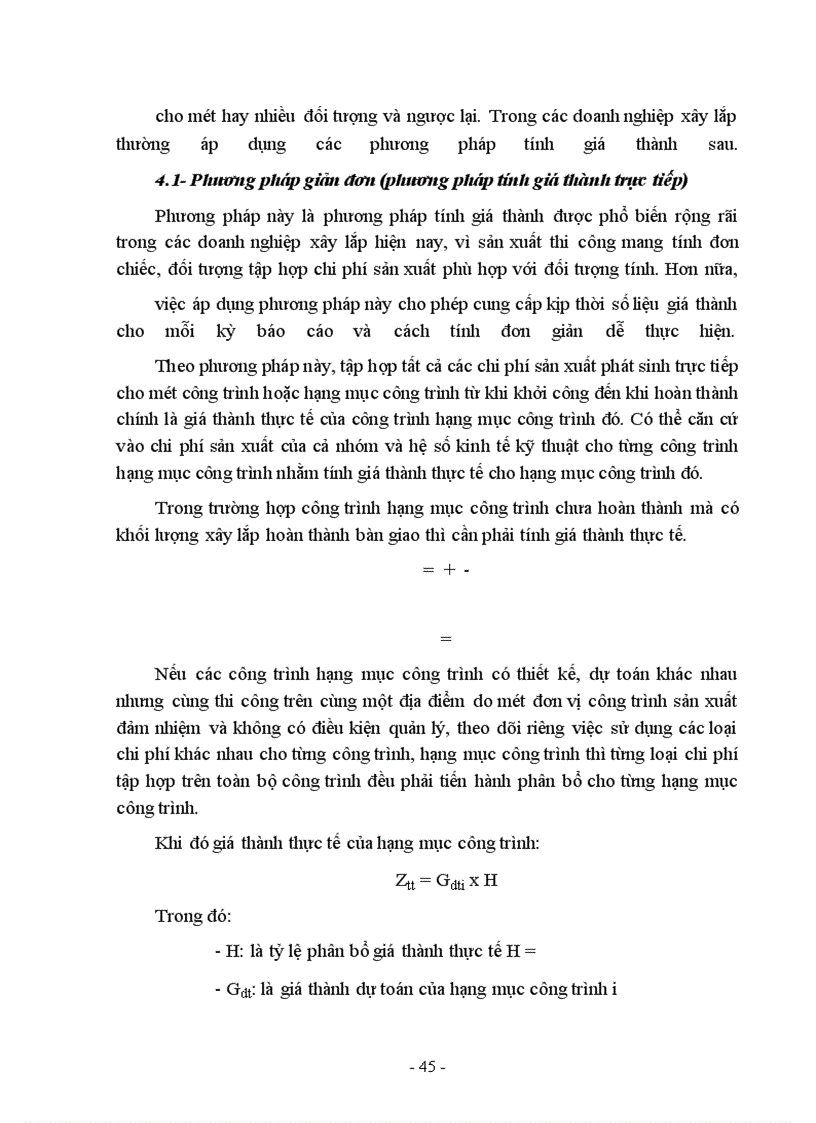 image for page Kế toán tập hợp chi phí sản xuất và tính giá thành sản phẩm xây lắp ở Công ty xây dựng số 1