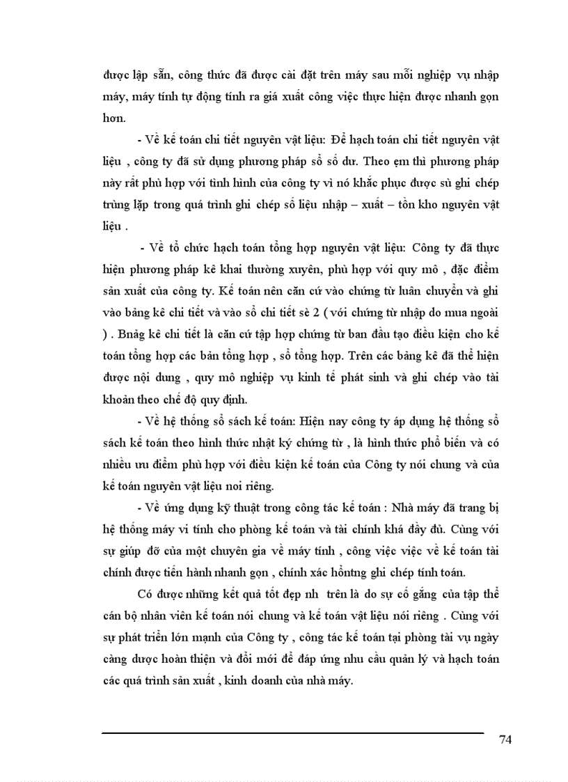 image for page Công tác hạch toán nguyên vật liệu tại Công ty Cổ Phần Diêm Thống Nhất