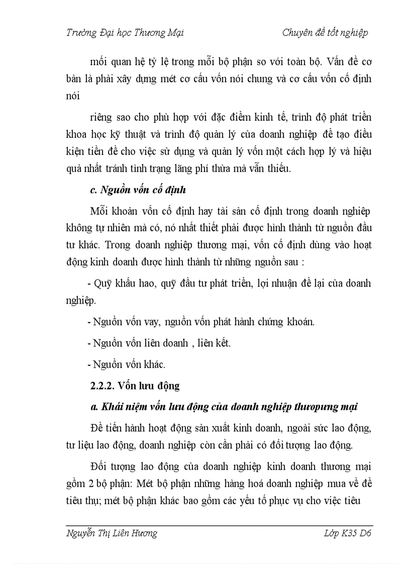 image for page Vốn kinh doanh và một số giải pháp nâng cao hiệu quả sử dụng vốn kinh doanh tại Công ty TNHH Tân Hồng Hà
