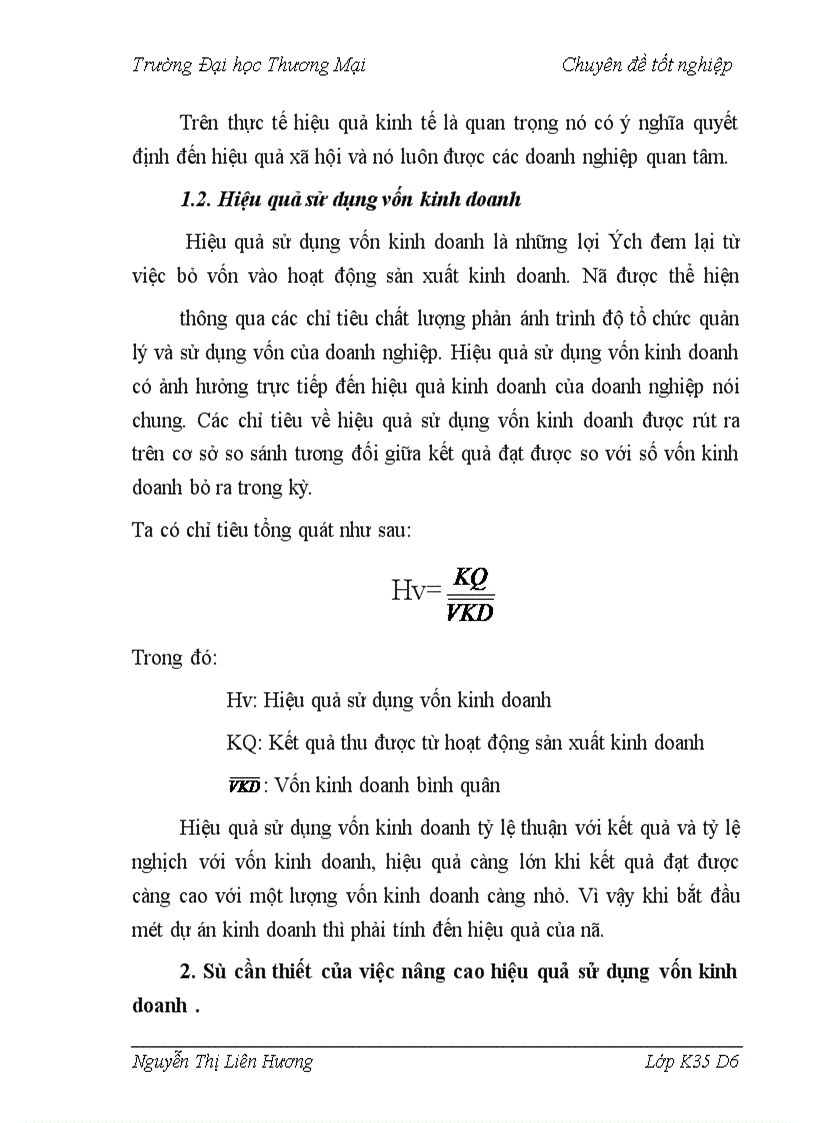 image for page Vốn kinh doanh và một số giải pháp nâng cao hiệu quả sử dụng vốn kinh doanh tại Công ty TNHH Tân Hồng Hà