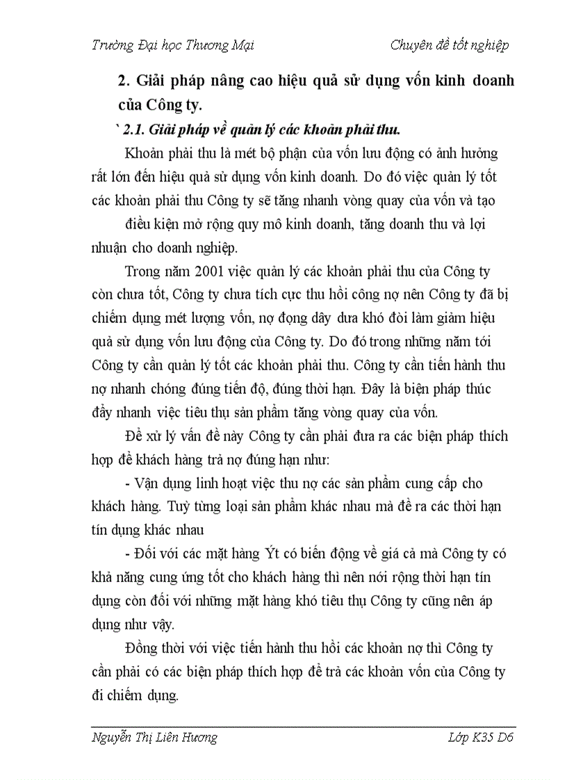 image for page Vốn kinh doanh và một số giải pháp nâng cao hiệu quả sử dụng vốn kinh doanh tại Công ty TNHH Tân Hồng Hà