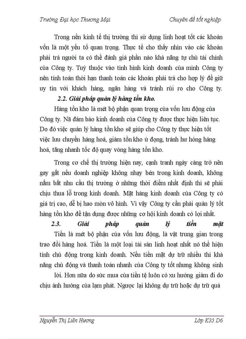 image for page Vốn kinh doanh và một số giải pháp nâng cao hiệu quả sử dụng vốn kinh doanh tại Công ty TNHH Tân Hồng Hà