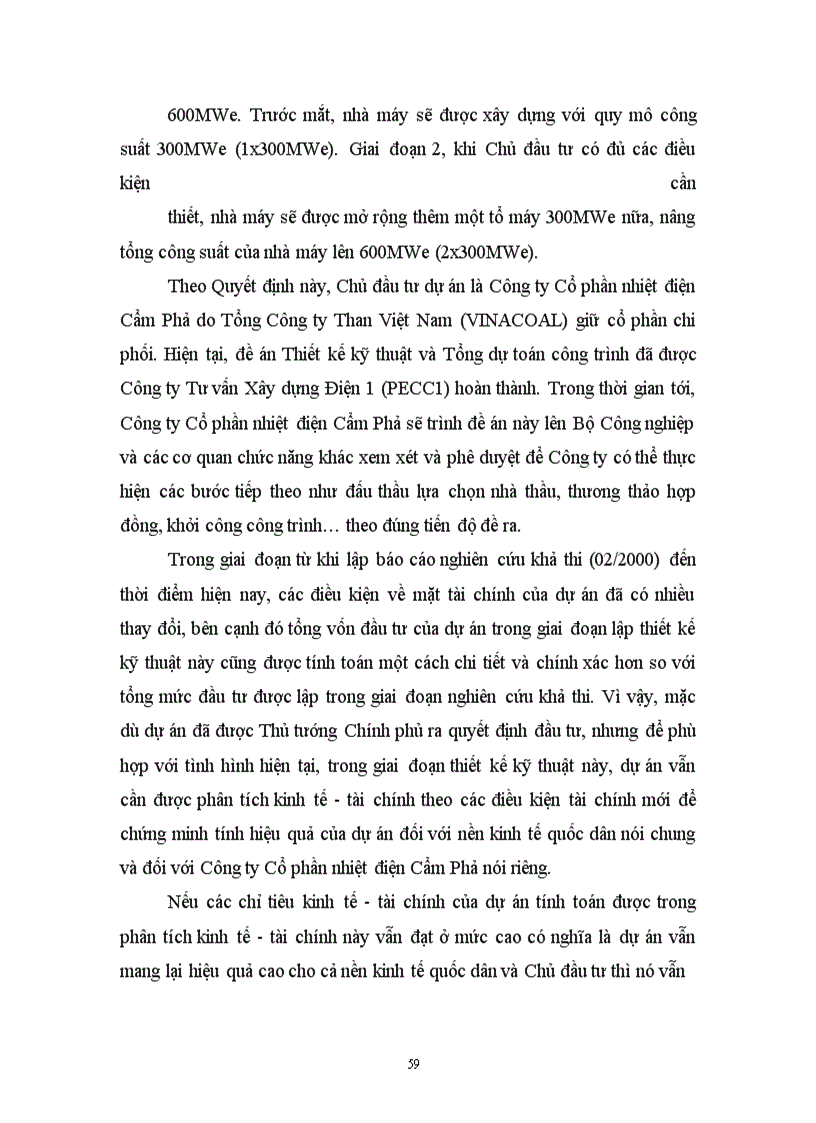 image for page Dự án xây dựng nhà máy nhiệt điện cẩm phả