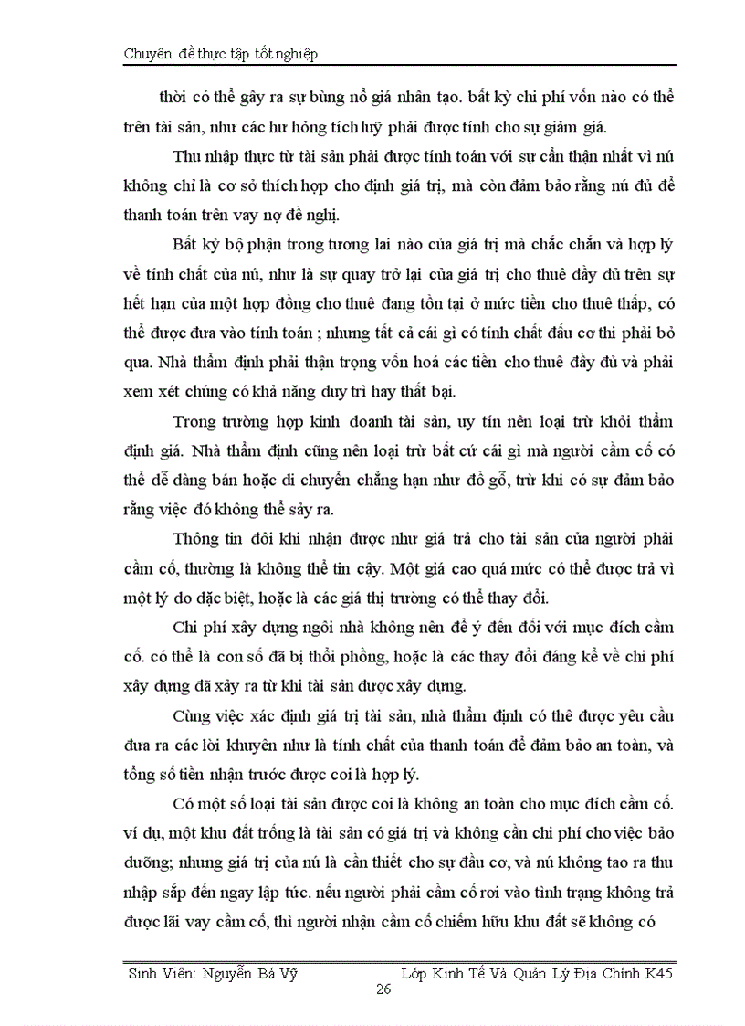 image for page Hoạt động định giá, quản lý và xử lý bất động sản thế chấp tại ngân hàng HABUBANK
