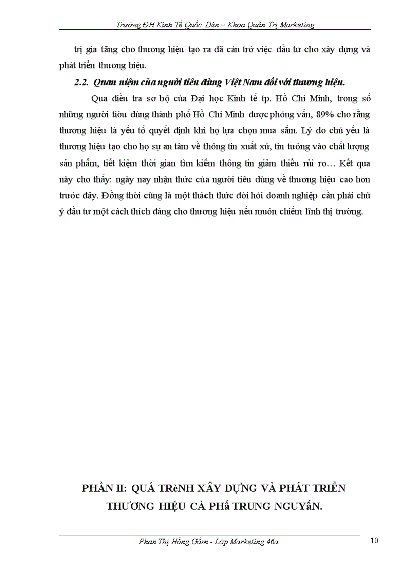 image for page Chiến lược xây dựng và phát triển thương hiệu của cà phê Trung Nguyên.