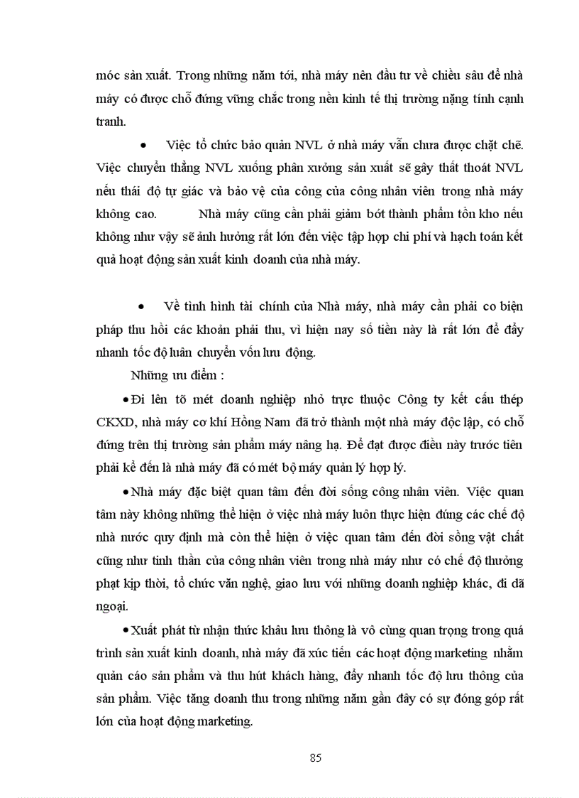 image for page Phân tích hiệu quả kinh doanh tại Nhà máy cơ khí Hồng Nam