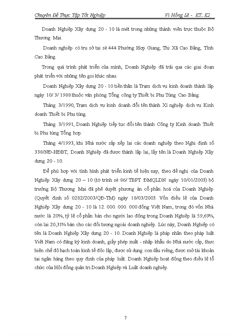 image for page Hoàn thiện kế toán bán hàng và xác định kết quả bán hàng tại Doanh Nghiệp Xây Dựng 20 – 10.