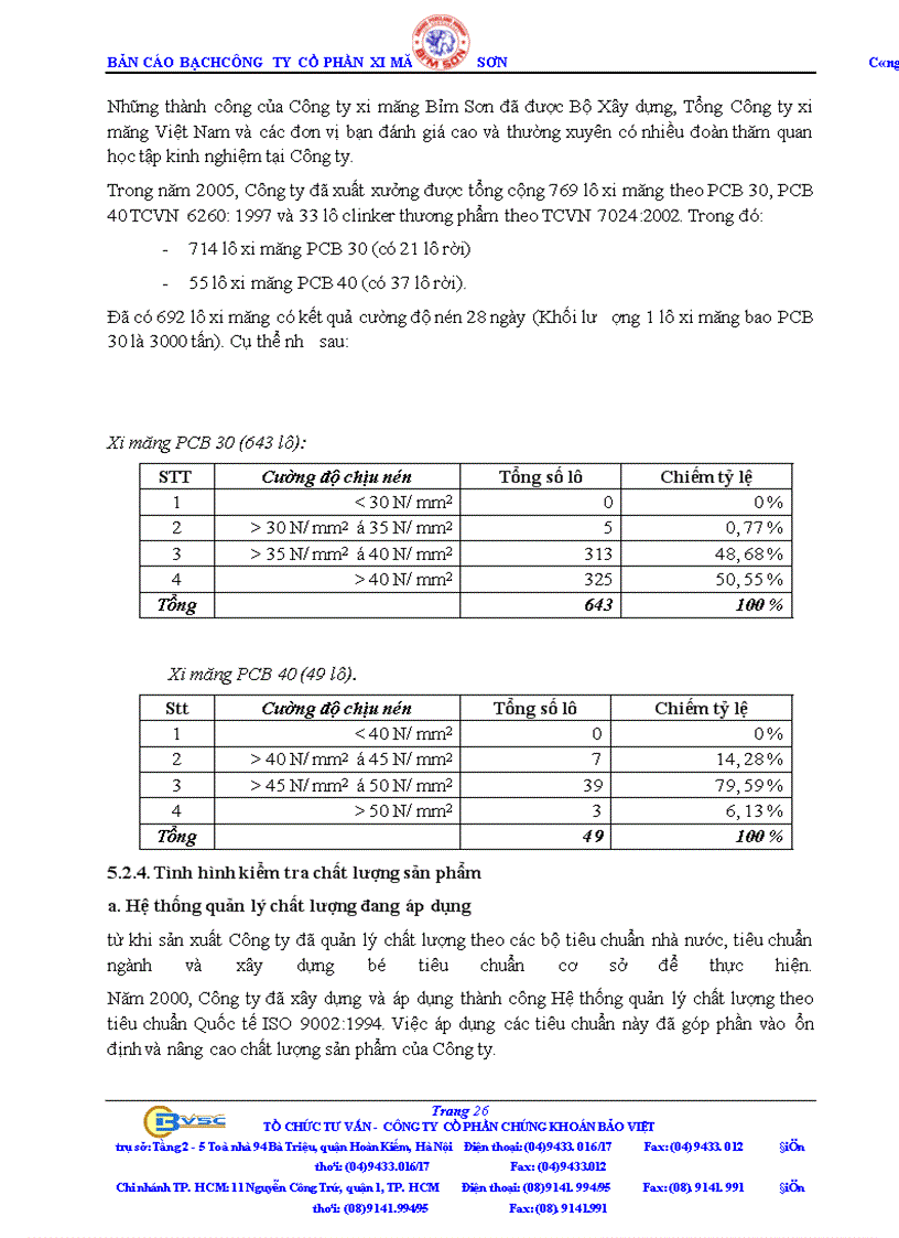 image for page Bản cáo bạch Công ty Cổ phần Xi măng Bỉm Sơn