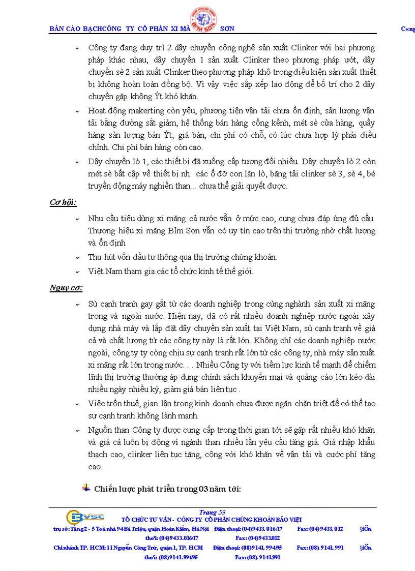 image for page Bản cáo bạch Công ty Cổ phần Xi măng Bỉm Sơn