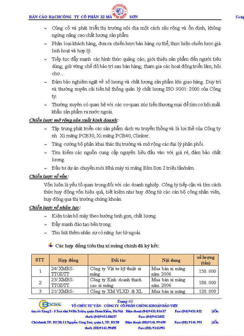 image for page Bản cáo bạch Công ty Cổ phần Xi măng Bỉm Sơn