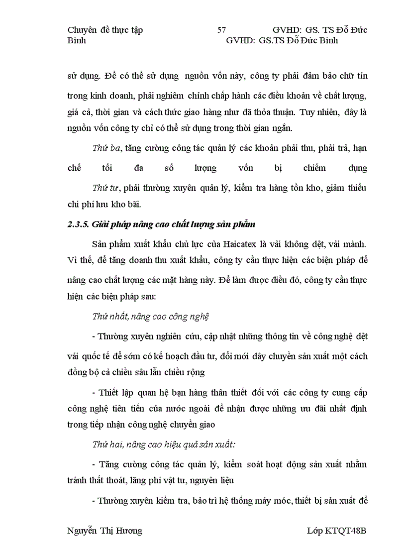 image for page Một số giải pháp đẩy mạnh hoạt động xuất khẩu tại công ty cổ phần dệt công nghiệp Hà Nội – Haicatex