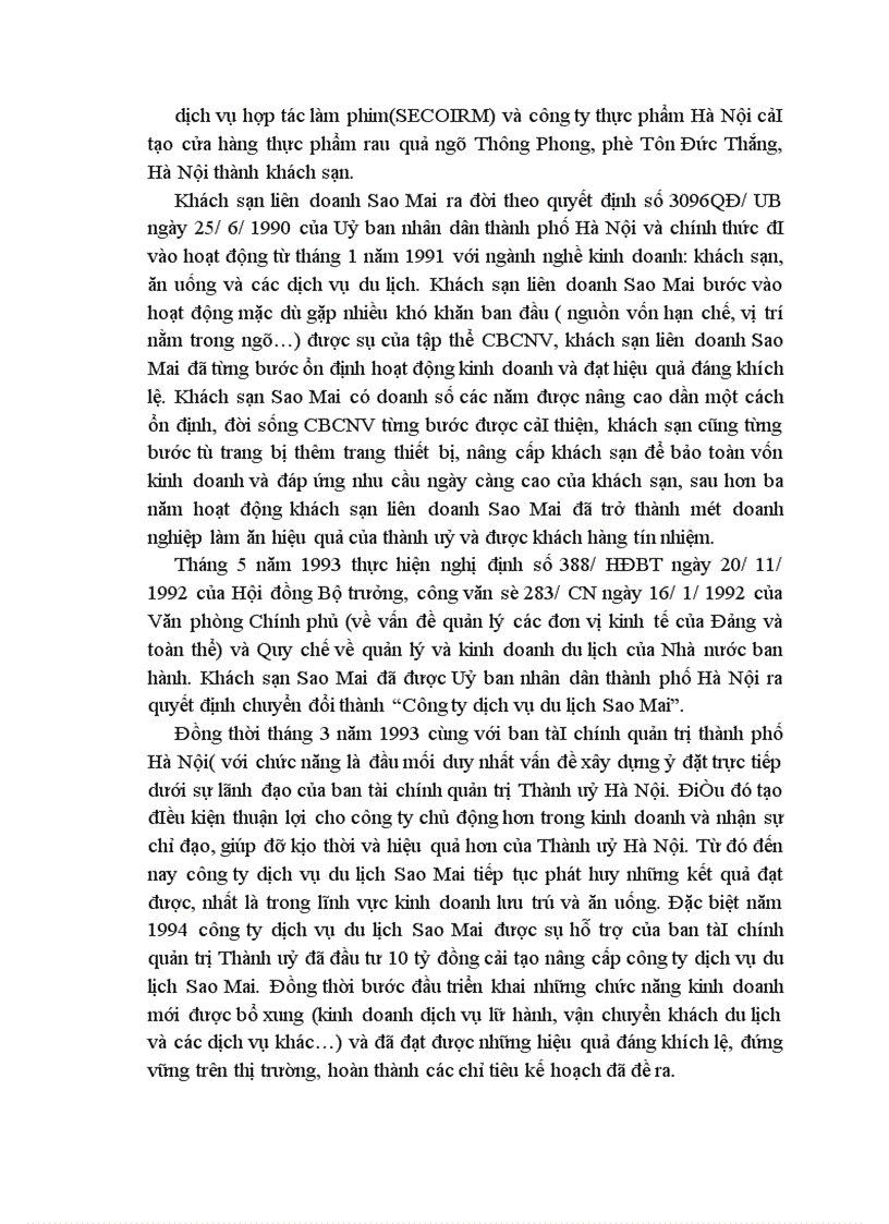 image for page Một số giải pháp nhằm phát triển hoạt động kinh doanh lữ hành quốc tế tại Công ty Du lịch Sao Mai