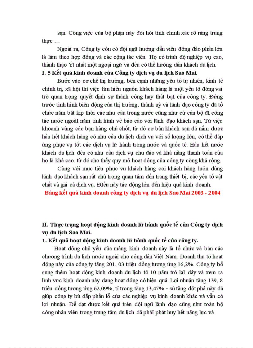 image for page Một số giải pháp nhằm phát triển hoạt động kinh doanh lữ hành quốc tế tại Công ty Du lịch Sao Mai