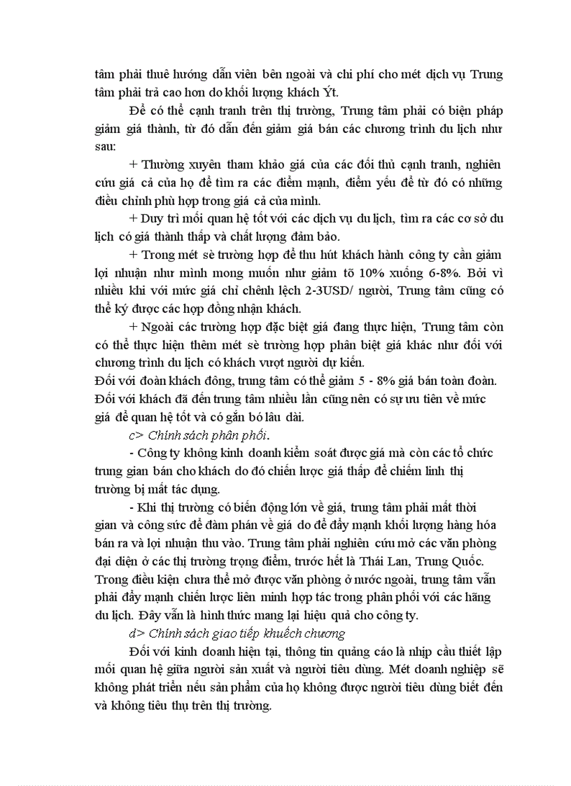 image for page Một số giải pháp nhằm phát triển hoạt động kinh doanh lữ hành quốc tế tại Công ty Du lịch Sao Mai