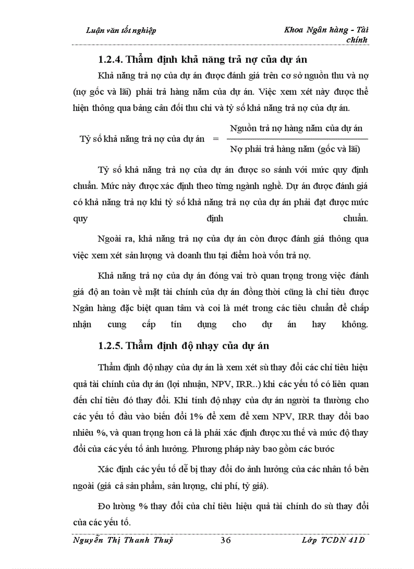 image for page Nâng cao chất lượng thẩm định tài chính dự án trong hoạt động cho vay tại Ngân Hàng Ngoại Thương Việt Nam
