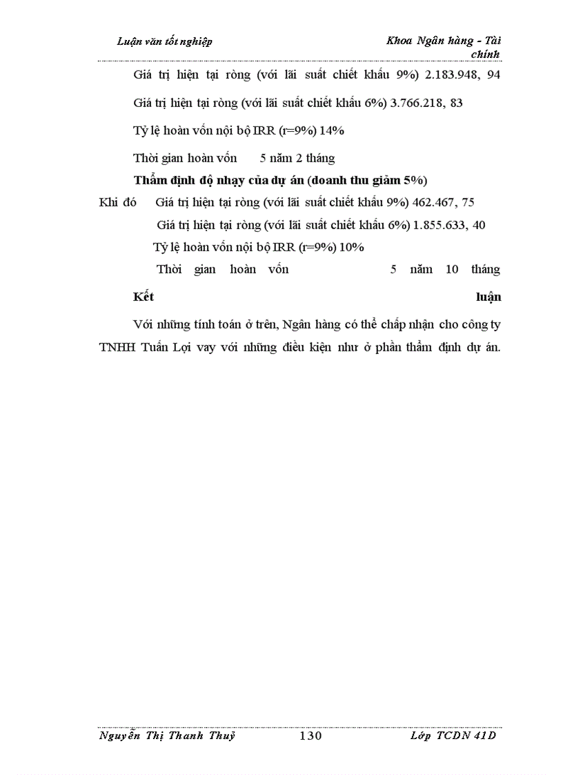image for page Nâng cao chất lượng thẩm định tài chính dự án trong hoạt động cho vay tại Ngân Hàng Ngoại Thương Việt Nam