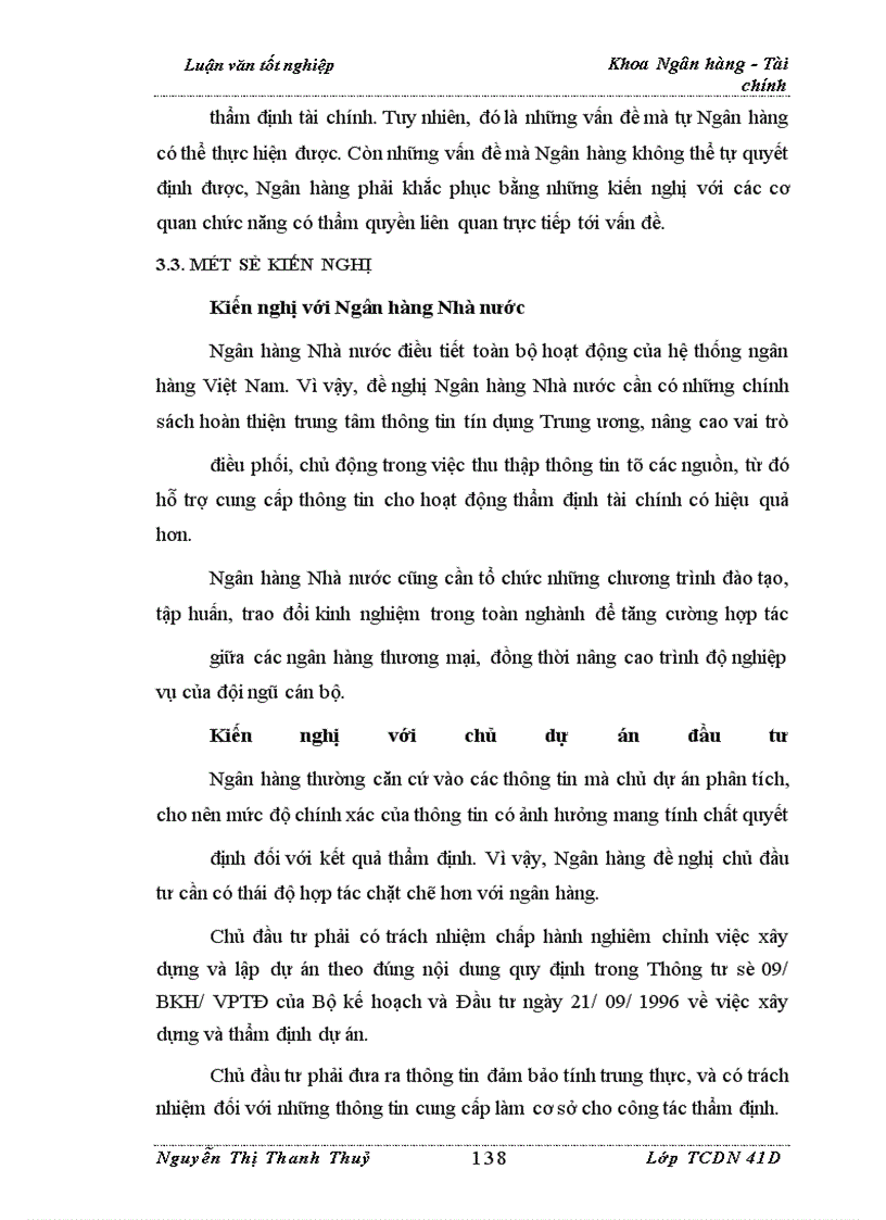 image for page Nâng cao chất lượng thẩm định tài chính dự án trong hoạt động cho vay tại Ngân Hàng Ngoại Thương Việt Nam