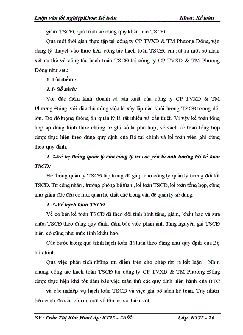 image for page Tổ chức kế toán TSCĐ ở công ty Cổ phần tư vấn xây dựng và thương mại Phương Đông