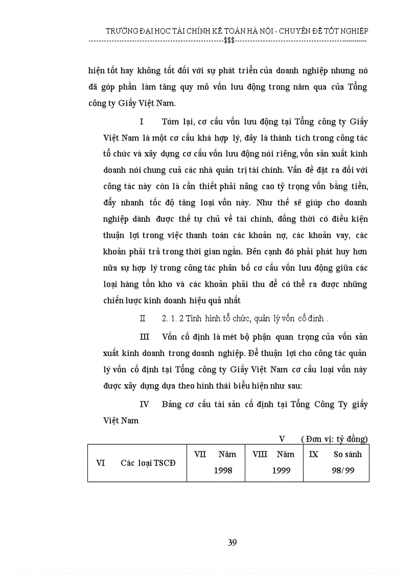 image for page Vốn sản xuất kinh doanh và các biện pháp nâng cao hiệu quả sử dụng vốn sản xuất kinh doanh tại Tổng công ty giấy Việt nam