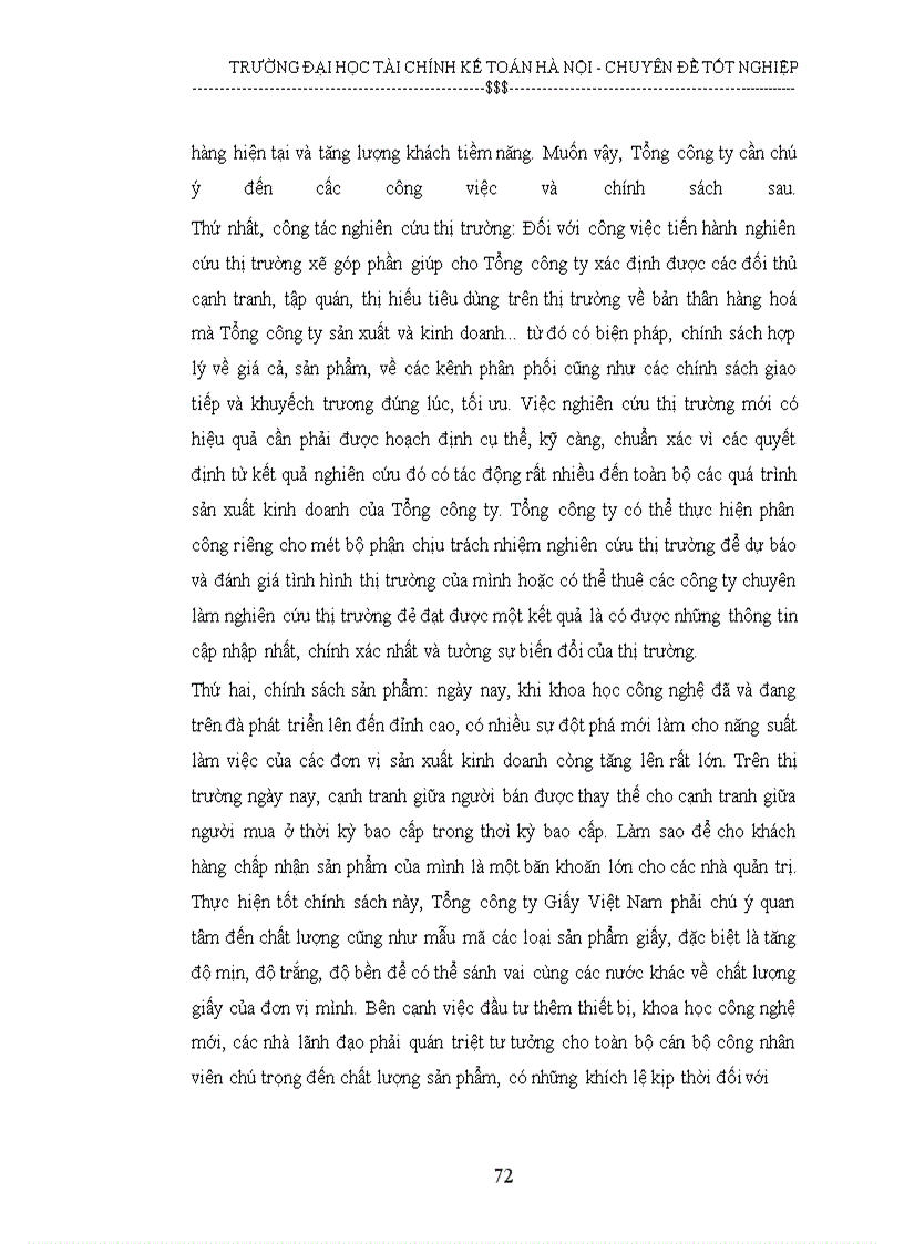 image for page Vốn sản xuất kinh doanh và các biện pháp nâng cao hiệu quả sử dụng vốn sản xuất kinh doanh tại Tổng công ty giấy Việt nam