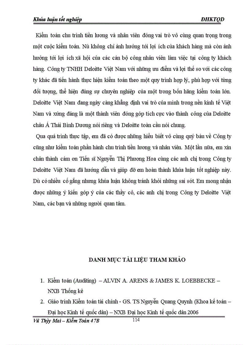 image for page Hoàn thiện về quy trình kiểm toán chu trình tiền lương và nhân viên tiền lương và nhân viên trong kiểm toán báo cáo tài chính do Công ty TNHH Deloitte Việt Nam thực hiện