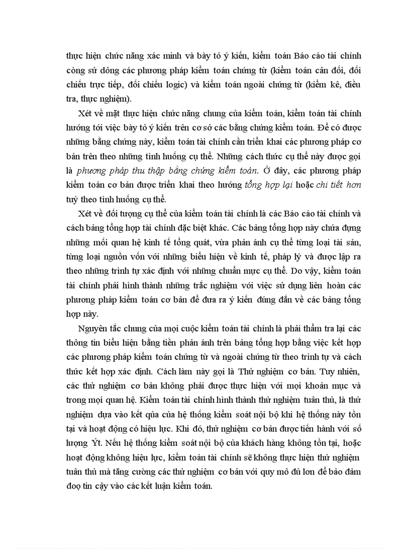 image for page Hoàn thiện việc thu thập bằng chứng kiểm toán trong kiểm toán Báo cáo tài chính tại Công ty Dịch vụ Tư vấn Tài chính Kế toán và Kiểm toán