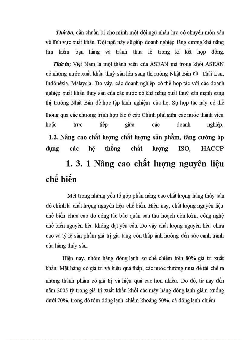 image for page Xuất khẩu hàng thuỷ sản của Việt Nam sang thị trường Nhật Bản từ 1995 đến nay - Thực trạng và giải pháp