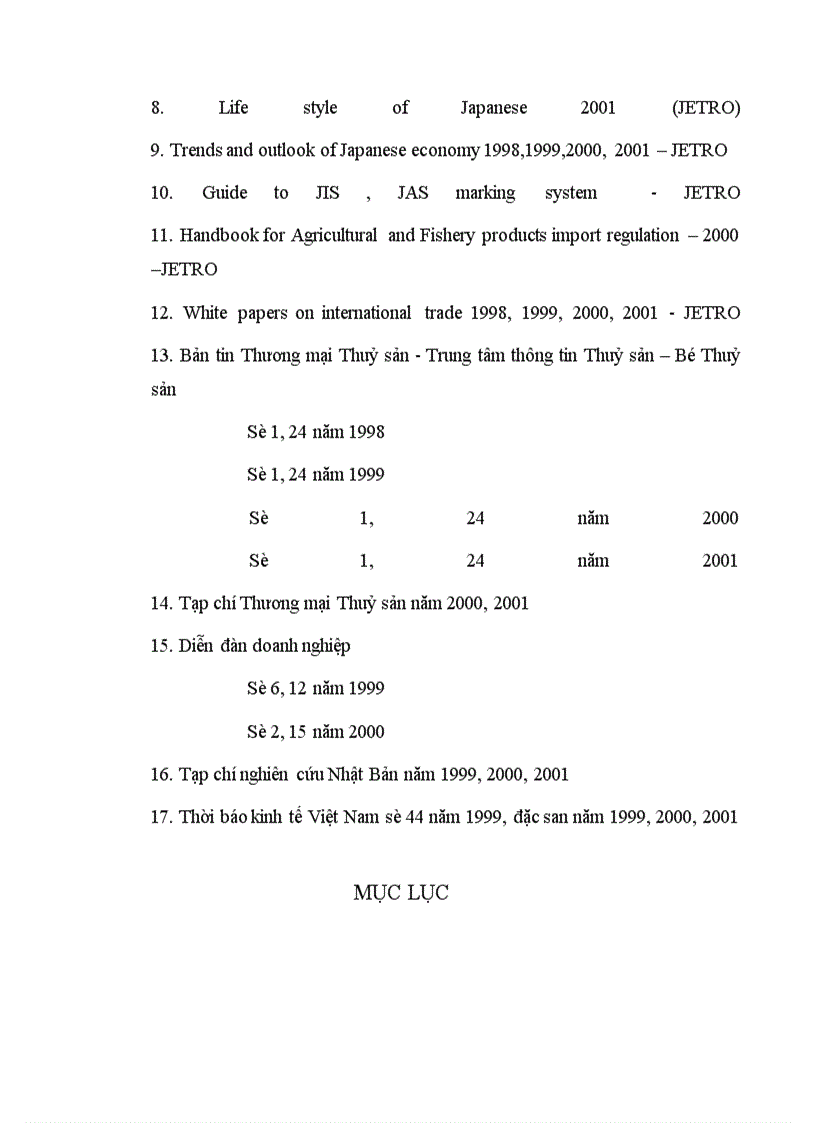 image for page Xuất khẩu hàng thuỷ sản của Việt Nam sang thị trường Nhật Bản từ 1995 đến nay - Thực trạng và giải pháp