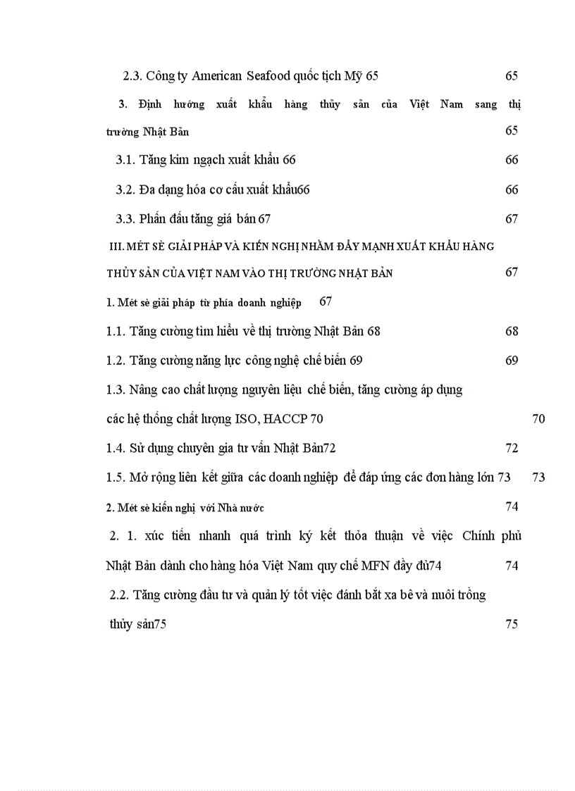 image for page Xuất khẩu hàng thuỷ sản của Việt Nam sang thị trường Nhật Bản từ 1995 đến nay - Thực trạng và giải pháp