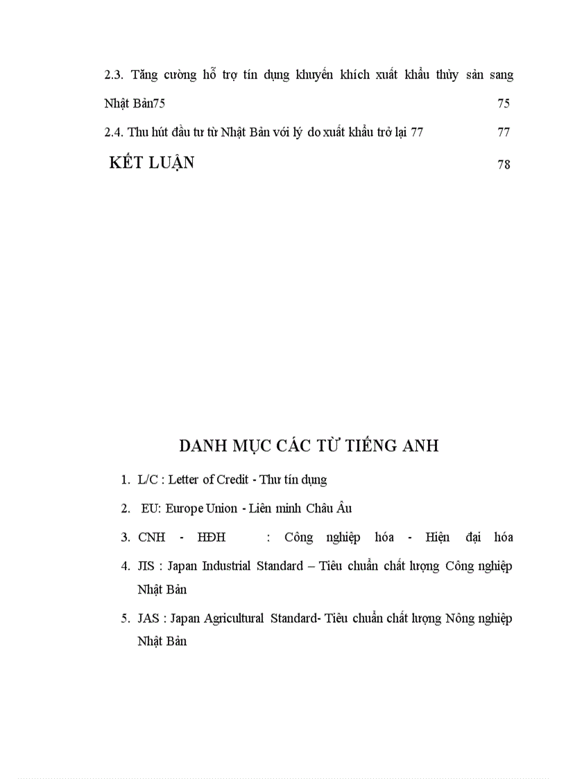 image for page Xuất khẩu hàng thuỷ sản của Việt Nam sang thị trường Nhật Bản từ 1995 đến nay - Thực trạng và giải pháp