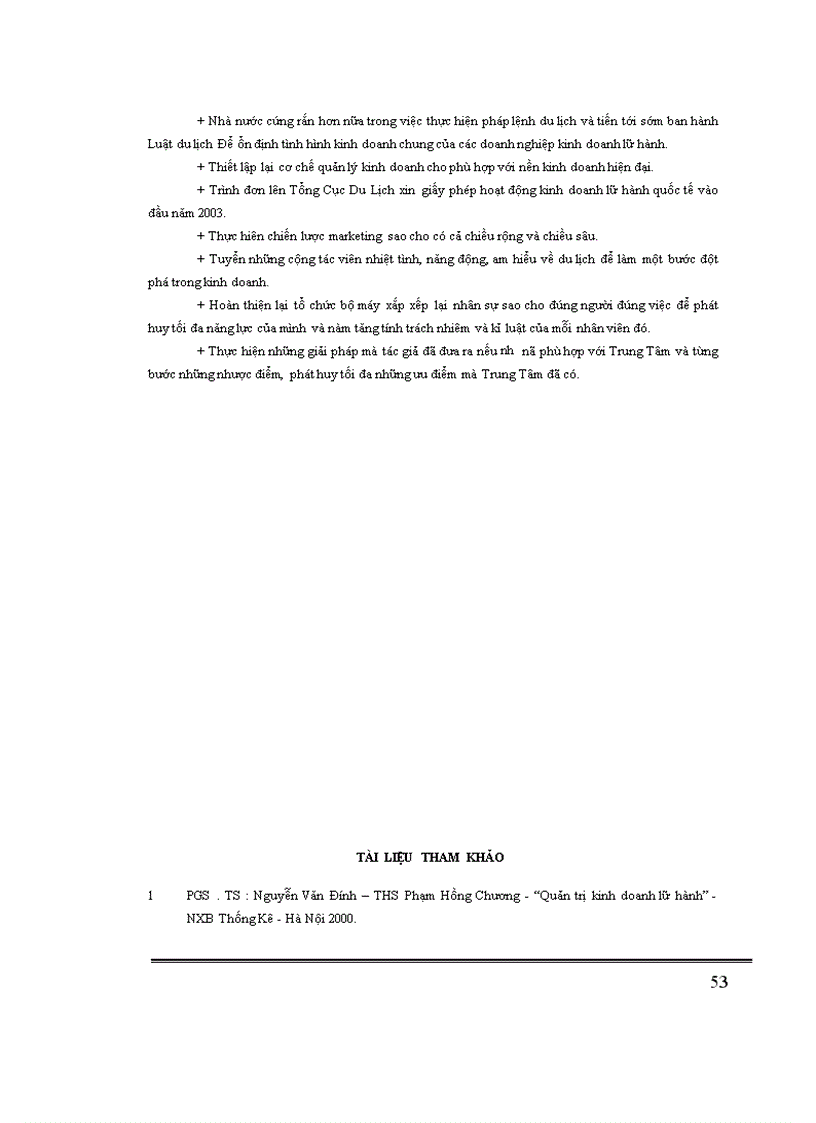 image for page Giải pháp phát triển hoạt động kinh doanh lữ hành của Trung Tâm du lịch và dịch vụ thuộc Công ty khách sạn – du lịch công đoàn Hà Nội