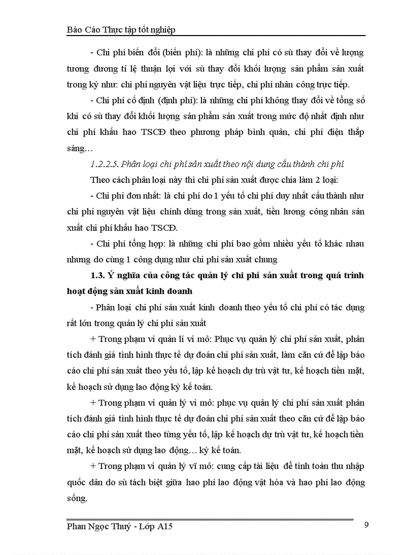 image for page Kế toán chi phí sản xuất và tính giá thành sản phẩm tại Công ty may Chiến Thắng