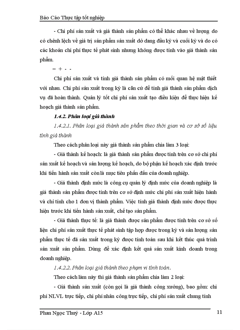 image for page Kế toán chi phí sản xuất và tính giá thành sản phẩm tại Công ty may Chiến Thắng