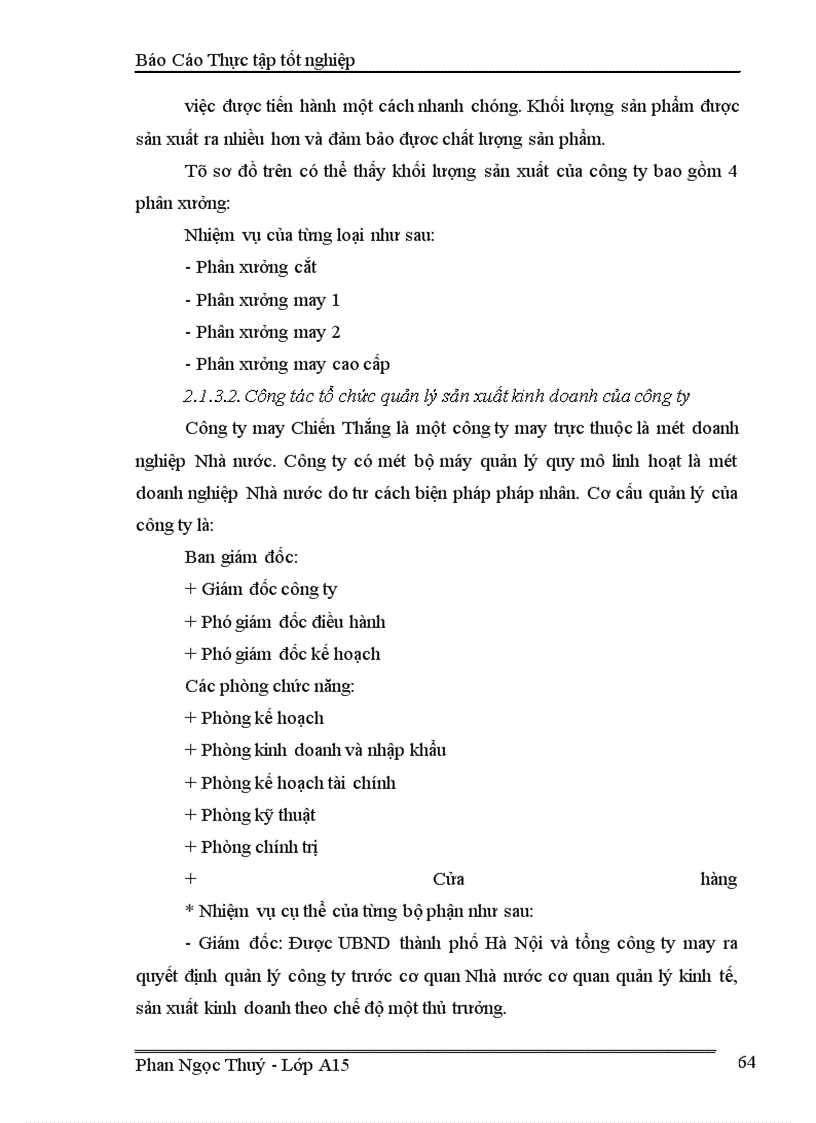 image for page Kế toán chi phí sản xuất và tính giá thành sản phẩm tại Công ty may Chiến Thắng