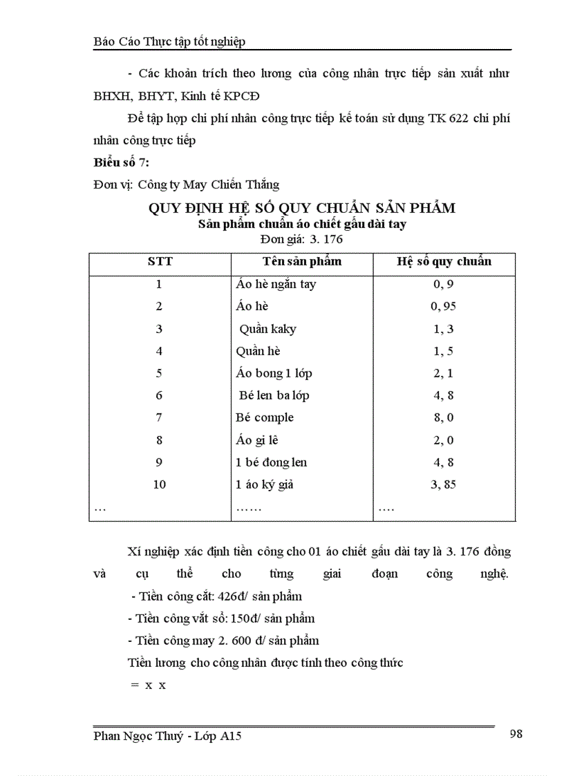 image for page Kế toán chi phí sản xuất và tính giá thành sản phẩm tại Công ty may Chiến Thắng