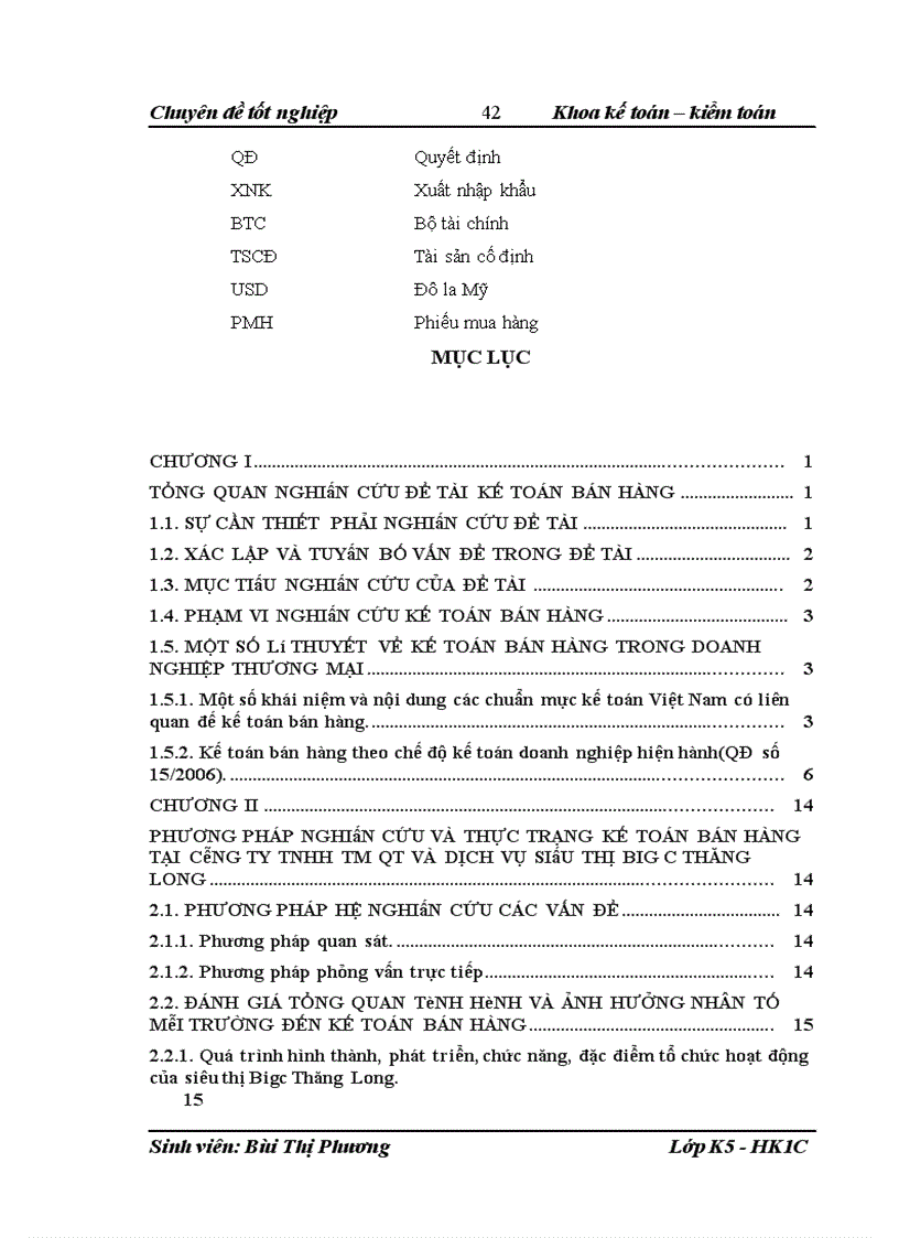 image for page Kế toán bán hàng điện máy tại công ty TNHH TM QT và DV siêu thị Bigc Thăng Long