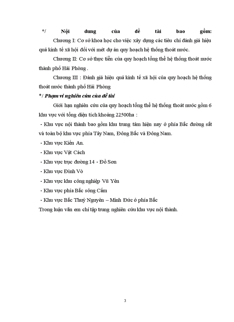 image for page Bước đầu nghiên cứu phương pháp đánh giá hiệu quả kinh tế xã hội của dự án quy hoạch tổng thể hệ thống thoát nước thành phố Hải Phòng