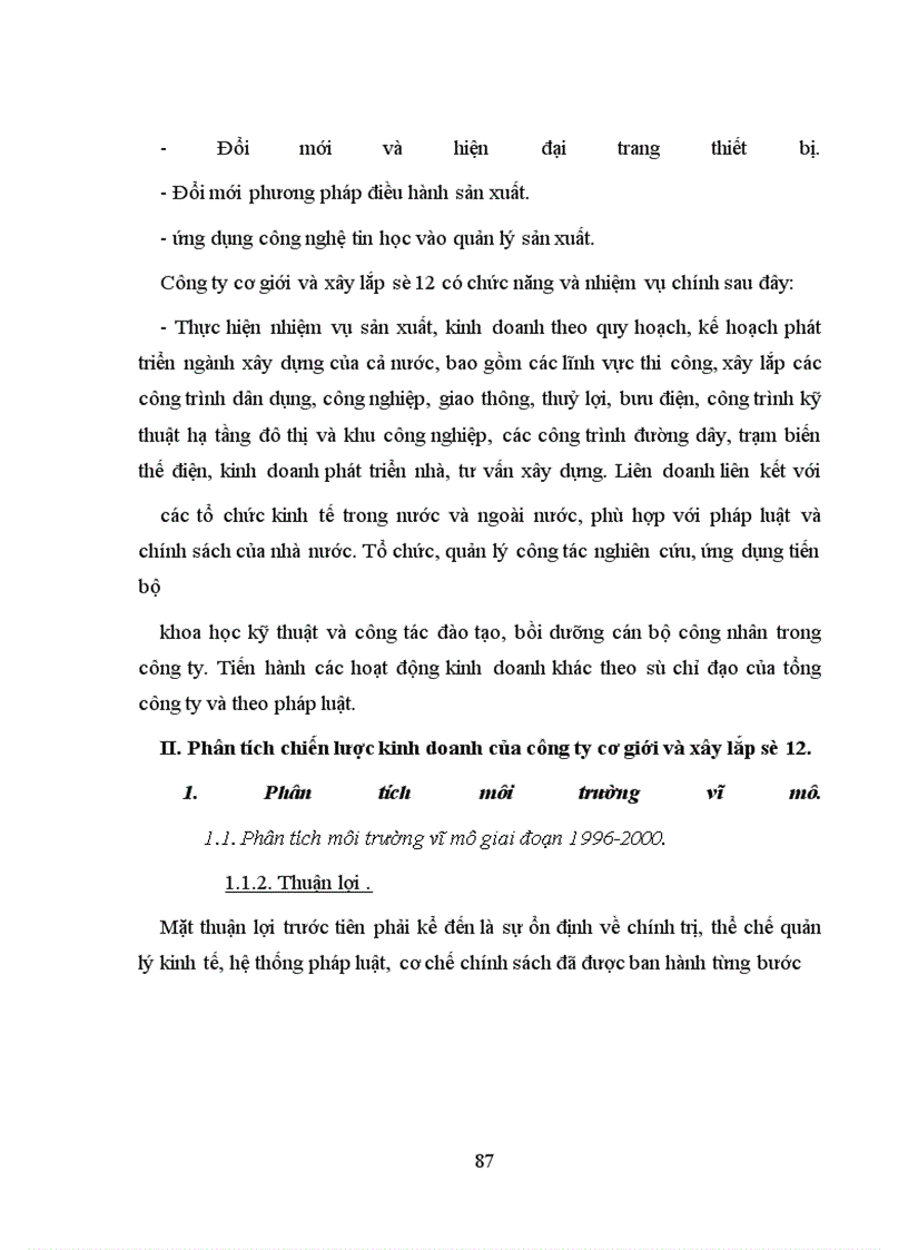 image for page Hoàn thiện chiến lược kinh doanh của công ty cơ giới và xây lắp số 12