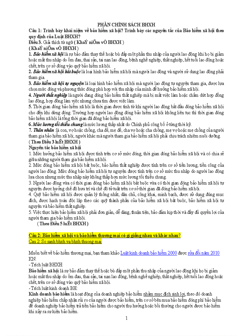 image for page Chính sách BHXH