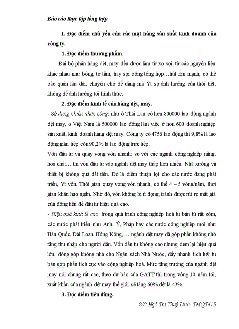 image for page Báo cáo thực tập tại Công ty Dệt May Hà Nội