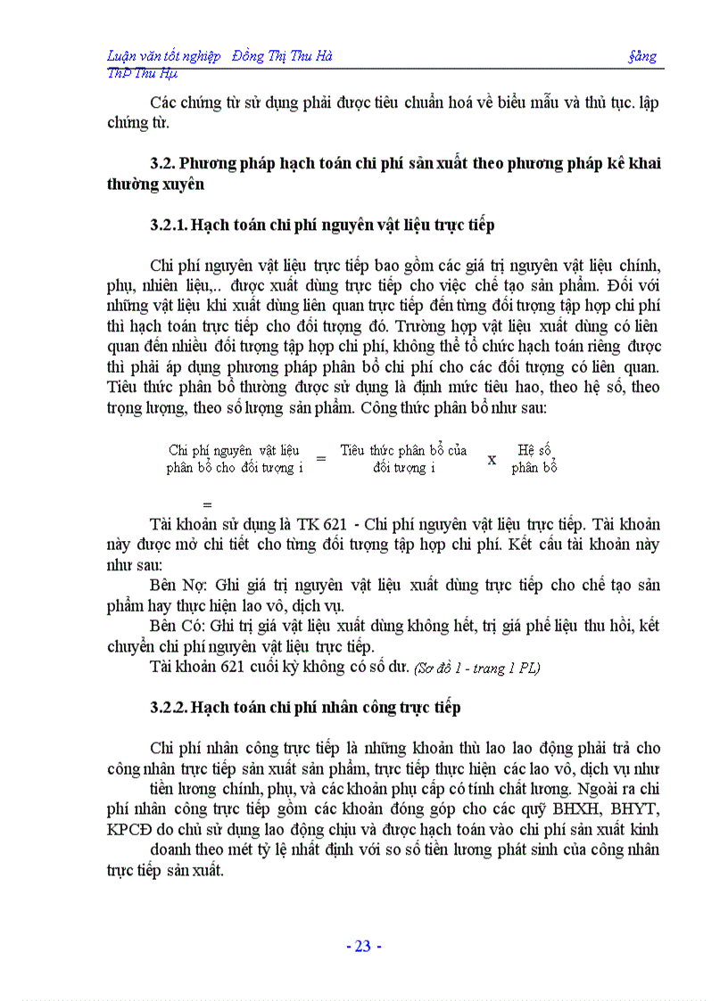 image for page Hạch toán chi phí sản xuất và tính giá thành sản phẩm tại công ty In Nông nghiệp và Công nghiệp thực phẩm