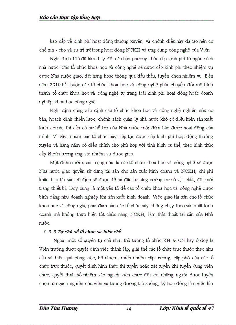 image for page Hoạt động của viện nghiên cứu thương mại