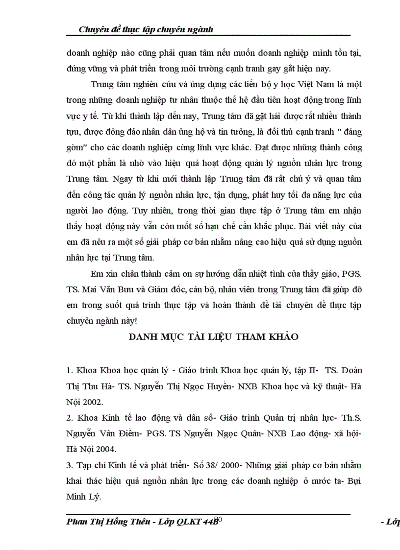 image for page Quản lý nguồn nhân lực tại Trung tâm nghiên cứu và ứng dụng các tiến bộ y học Việt Nam