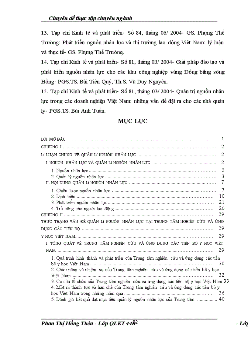 image for page Quản lý nguồn nhân lực tại Trung tâm nghiên cứu và ứng dụng các tiến bộ y học Việt Nam