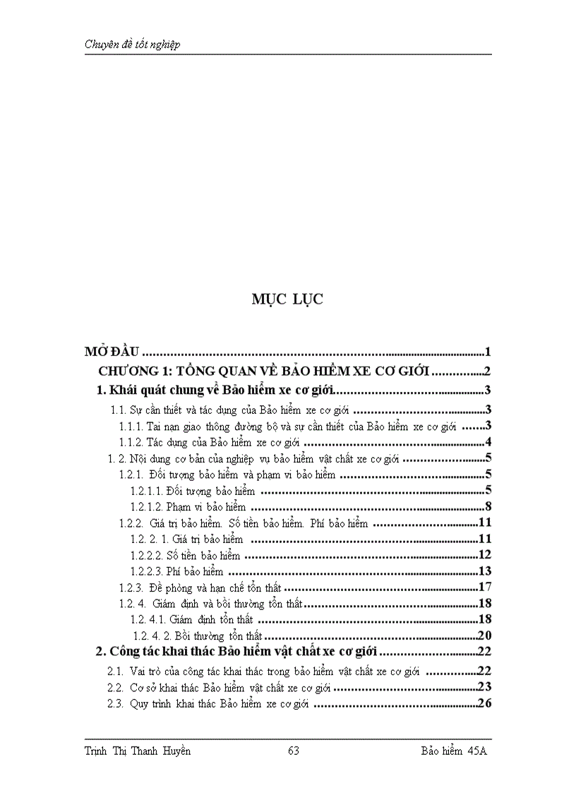 image for page Tình hình khai thác bảo hiểm vật chất xe cơ giới tại Công ty cổ phần Bảo hiểm Bưu điện giai đoạn 2002 – 2006